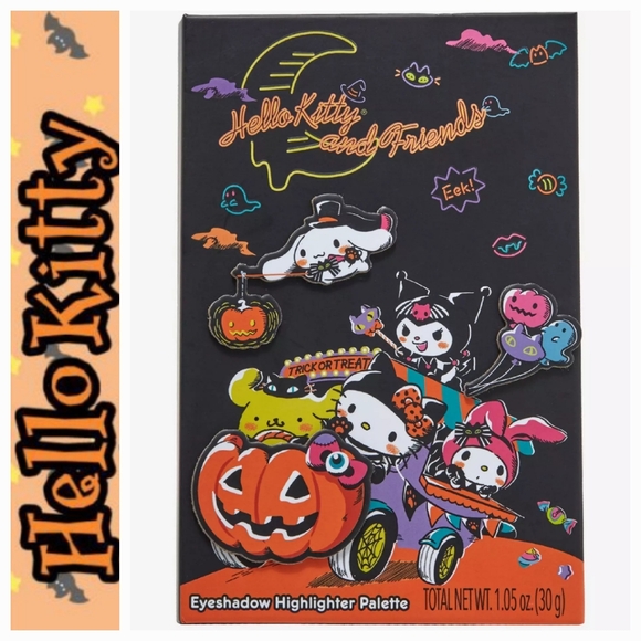 Hello Kitty And Friends Halloween Eyeshadow & Highlighter Palette - Picture 1 of 6